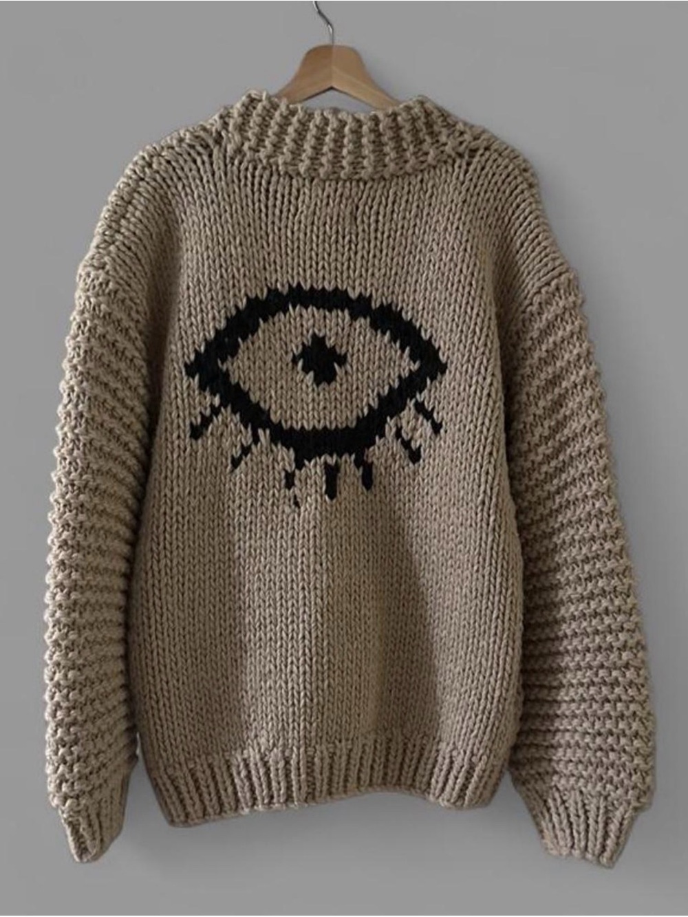 Jackson Rowe "I See You" Chunky Knit Sweater